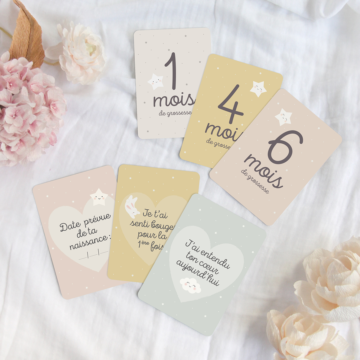 Cartes étapes pour future maman : Milestone