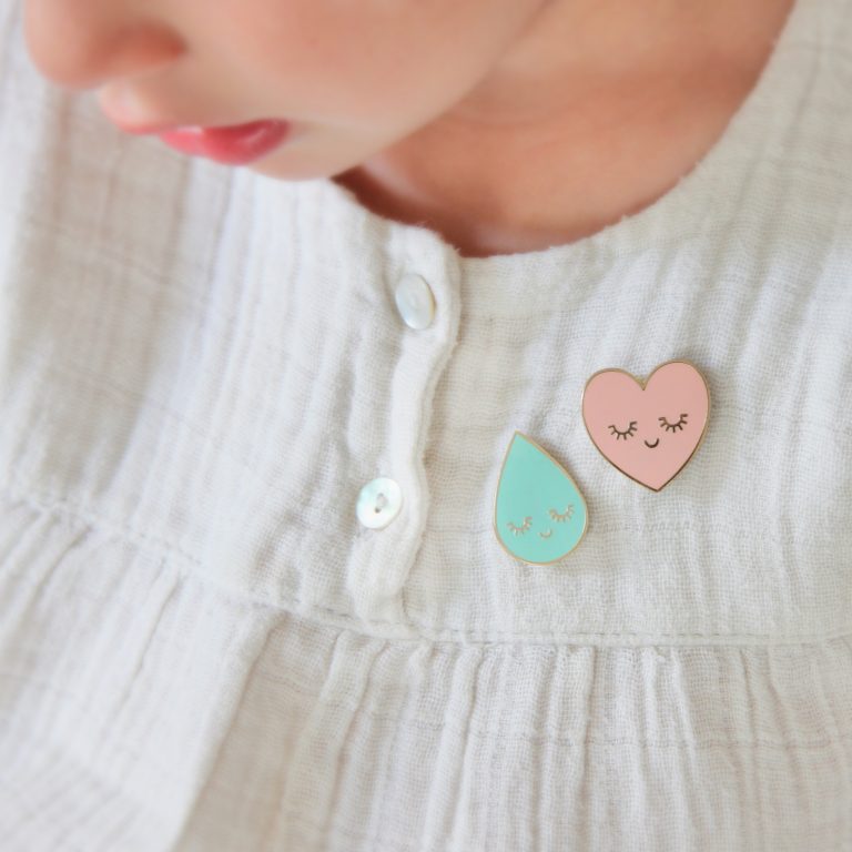 Pin&rsquo;s goutte mint