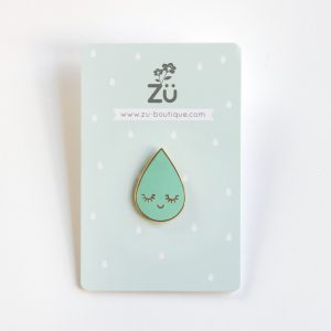 Pin&rsquo;s goutte mint