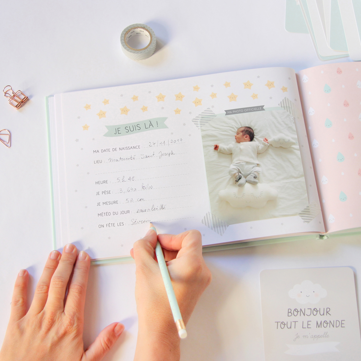 Livre Souvenirs de bébé première année - Zü - Lachouettemauve