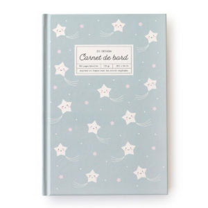 couverture carnet de bord étoiles de Zü boutique cadeaux de naissance bébé