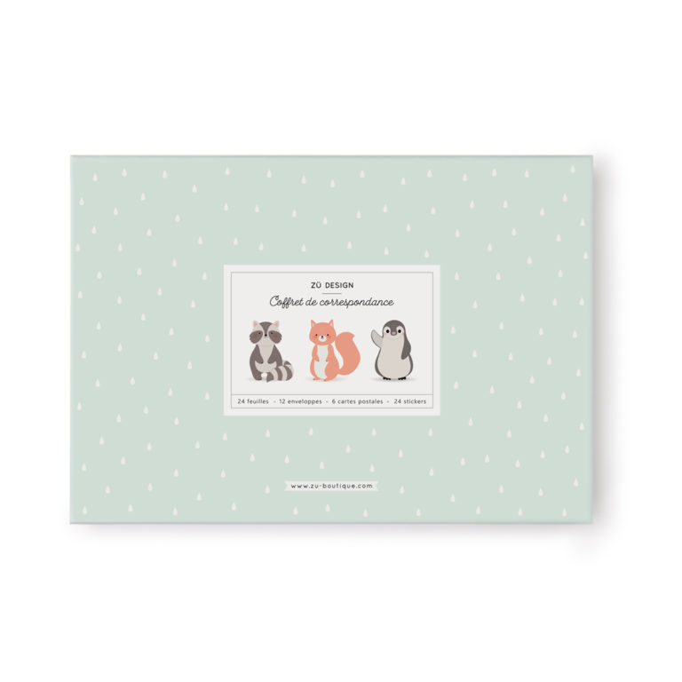 Coffret de correspondance Animaux