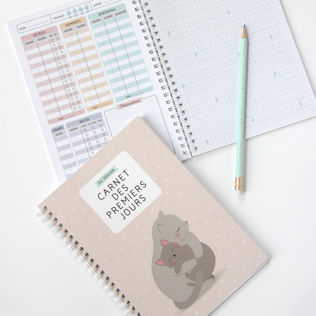 Carnet Des Premiers Jours Pour La Maternite Cadeau De Naissance Zu