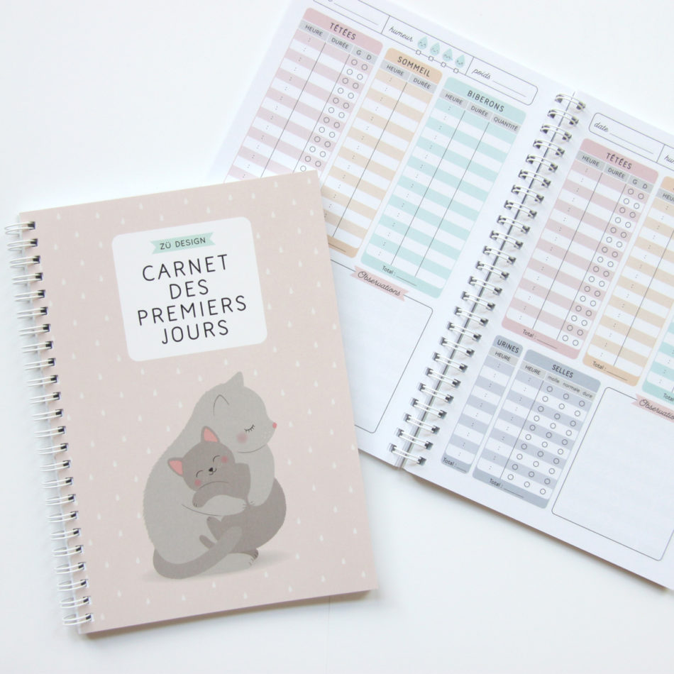 Carnet Des Premiers Jours Pour La Maternite Cadeau De Naissance Zu