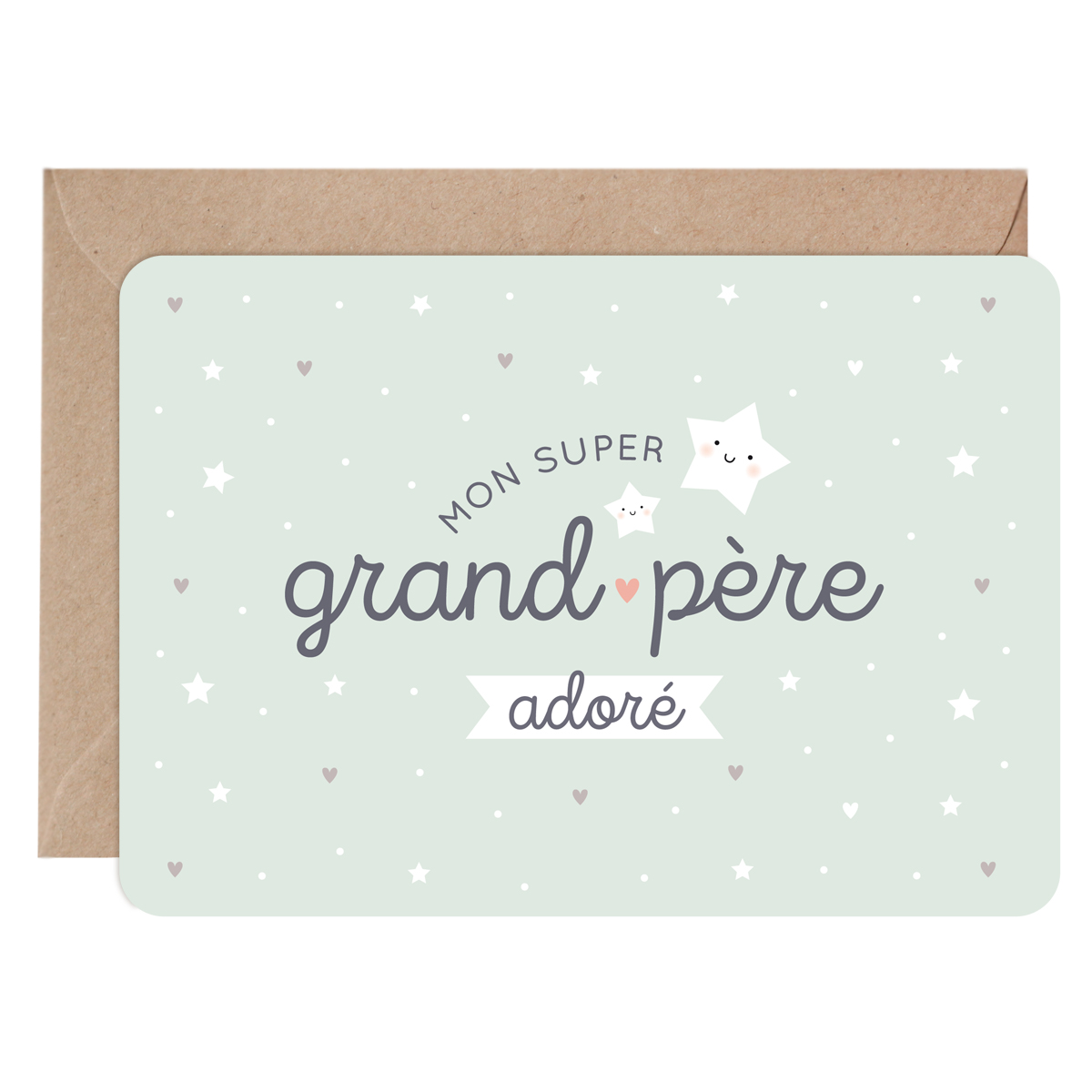 Postcard Grandma Grandpa Grandparents Day Zu