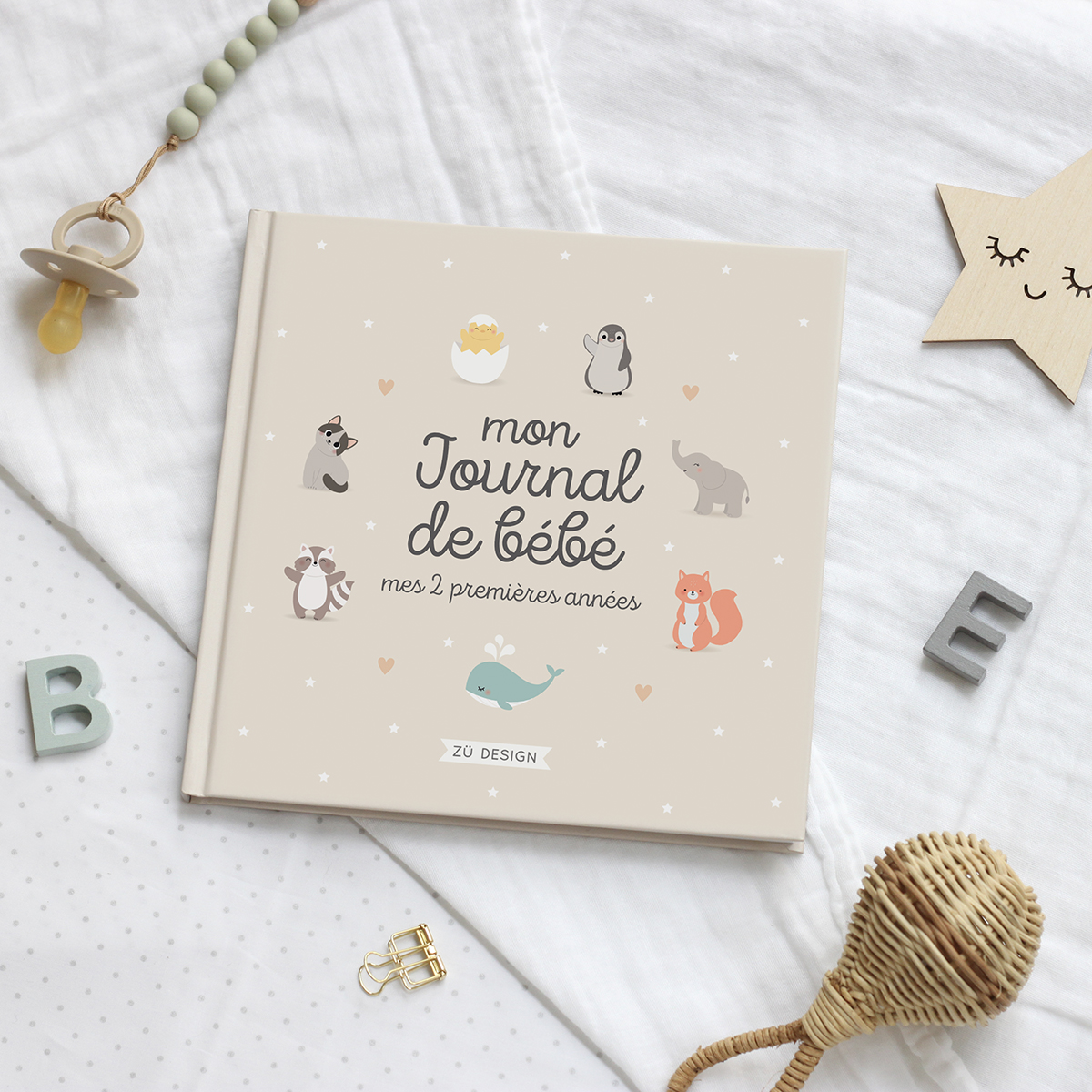 Journal de mes premiers mots d'enfant, album naissance premiers