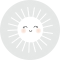 dessin soleil de Zü boutique cadeaux de naissance bébé