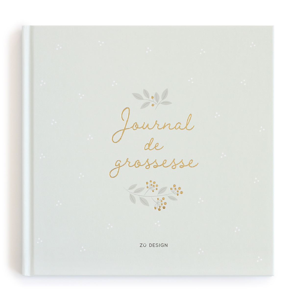 Journal de grossesse, imprimé en France avec des encres végétales