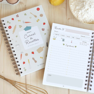 Carnet de recettes à remplir