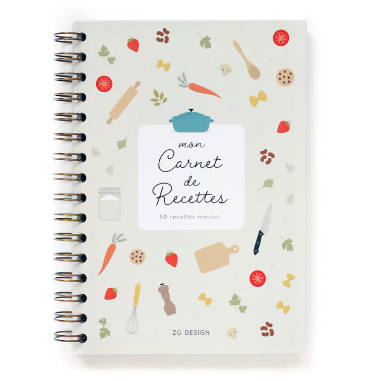 Carnet de recettes à remplir