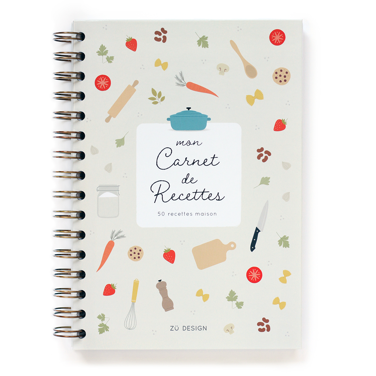 Mon cahier de recettes, Livre de recettes à remplir