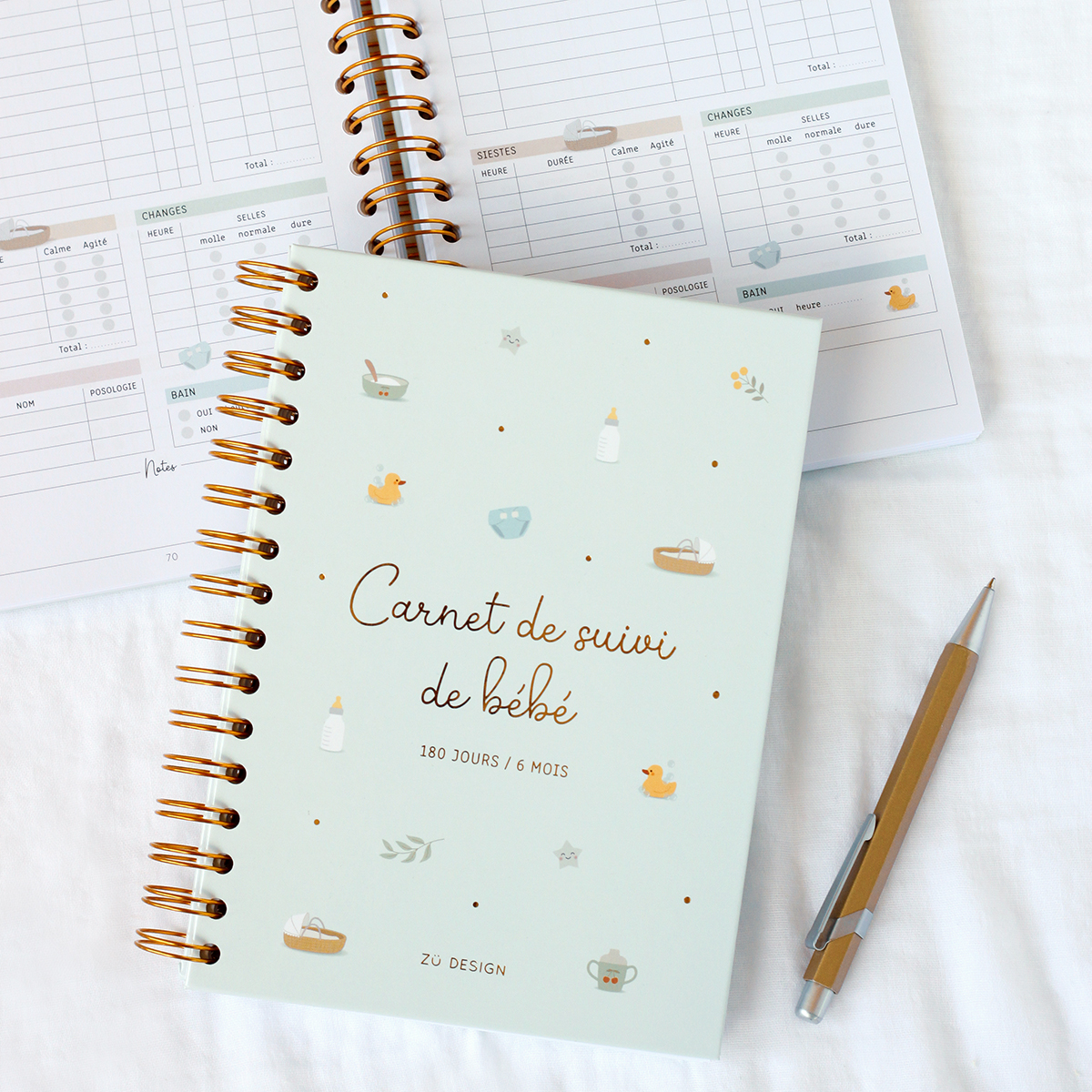 Carnet de suivi bébé: Cahier de suivi bébé à remplir au quotidien pour  suivre son allaitement, son sommeil et sa santé by Carnets personnels  Editions