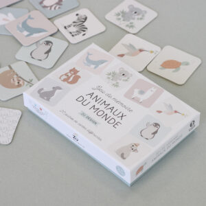 Jeu de mémoire animaux du monde