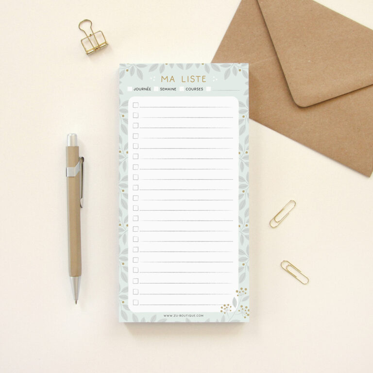 Bloc-notes Mint