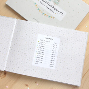 Mes anniversaires Album souvenirs