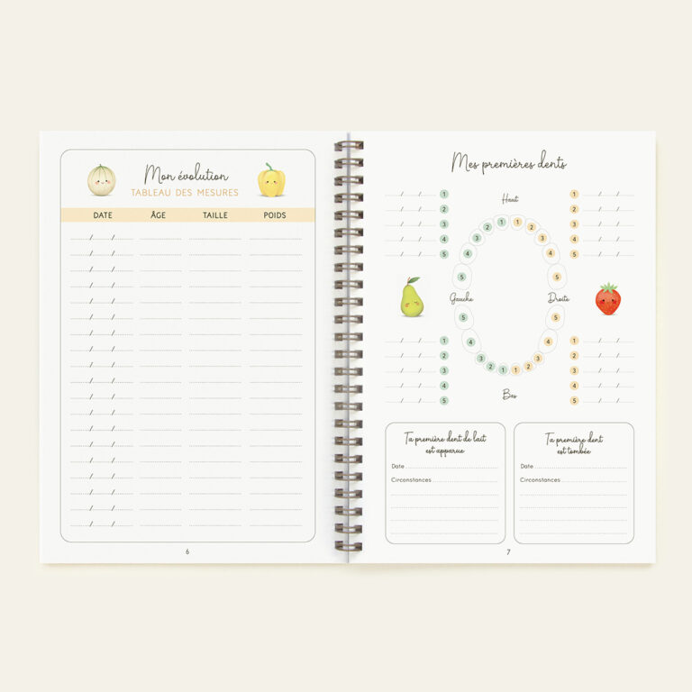 Carnet de diversification alimentaire