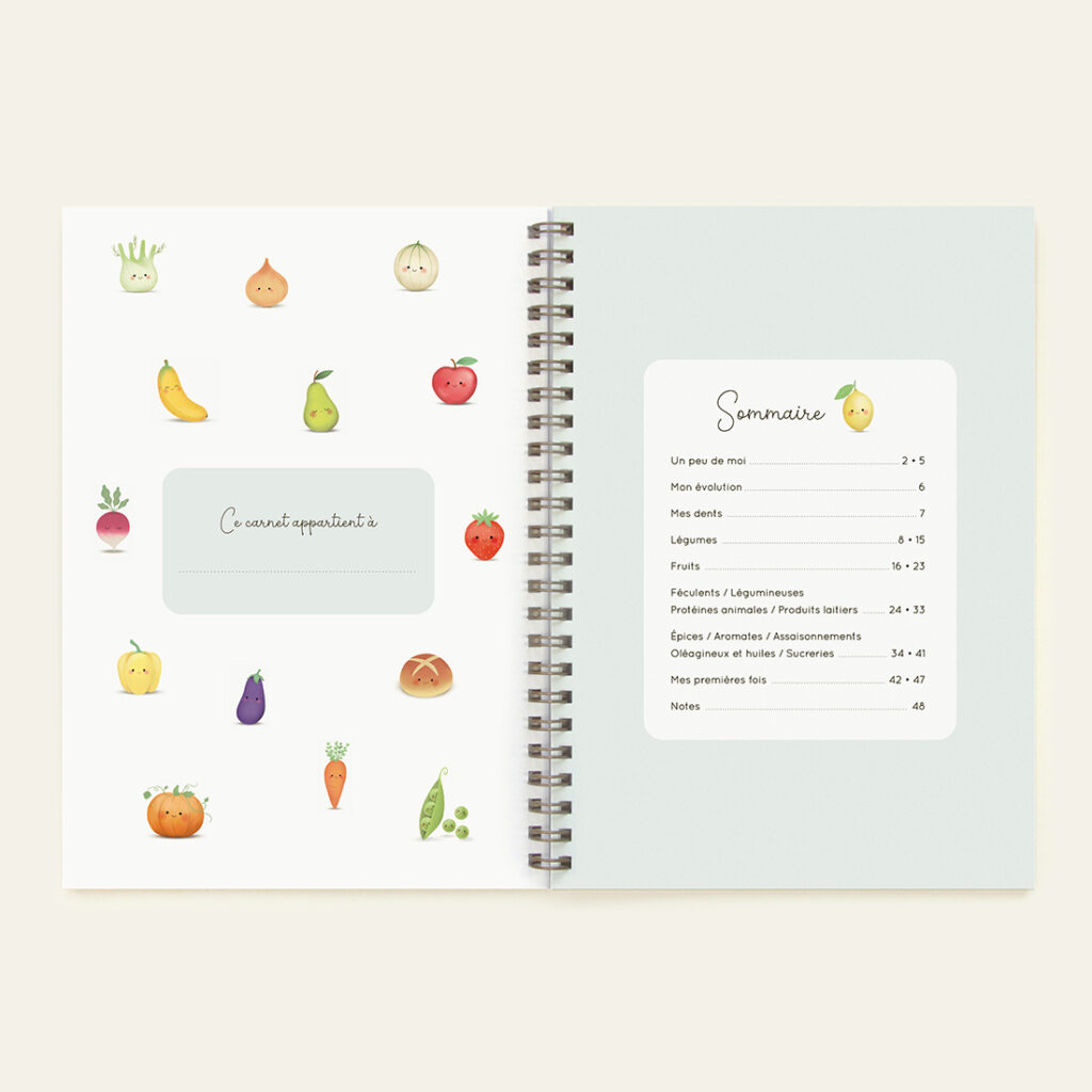 Carnet de diversification alimentaire
