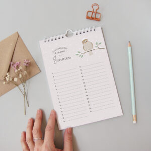 Calendrier des anniversaires ginkgo