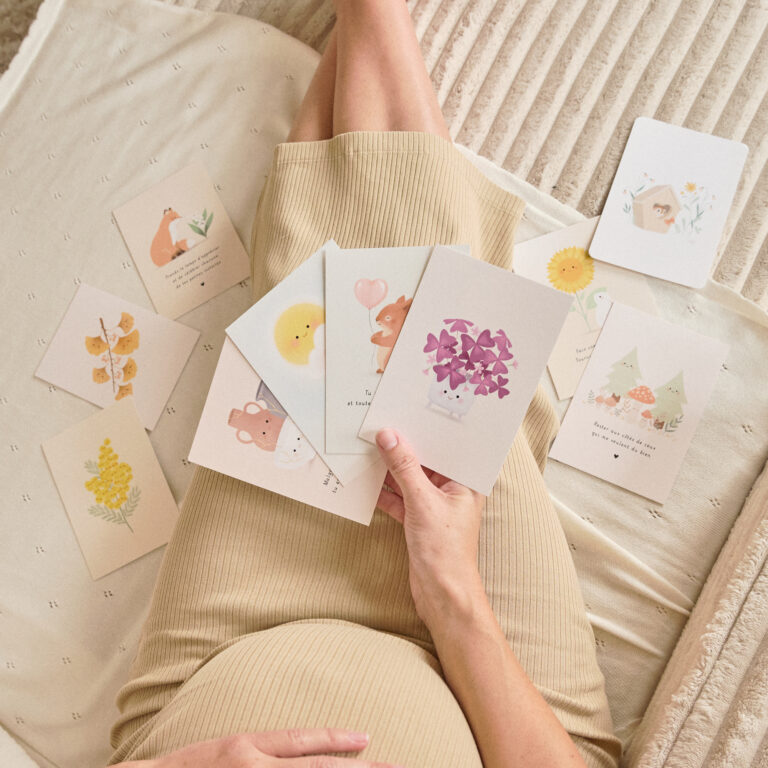 Carte mot doux Chat