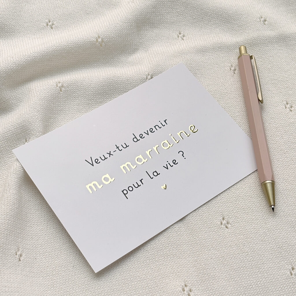 Carte demande Marraine