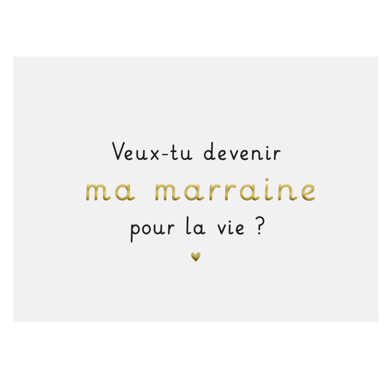 Carte demande Marraine
