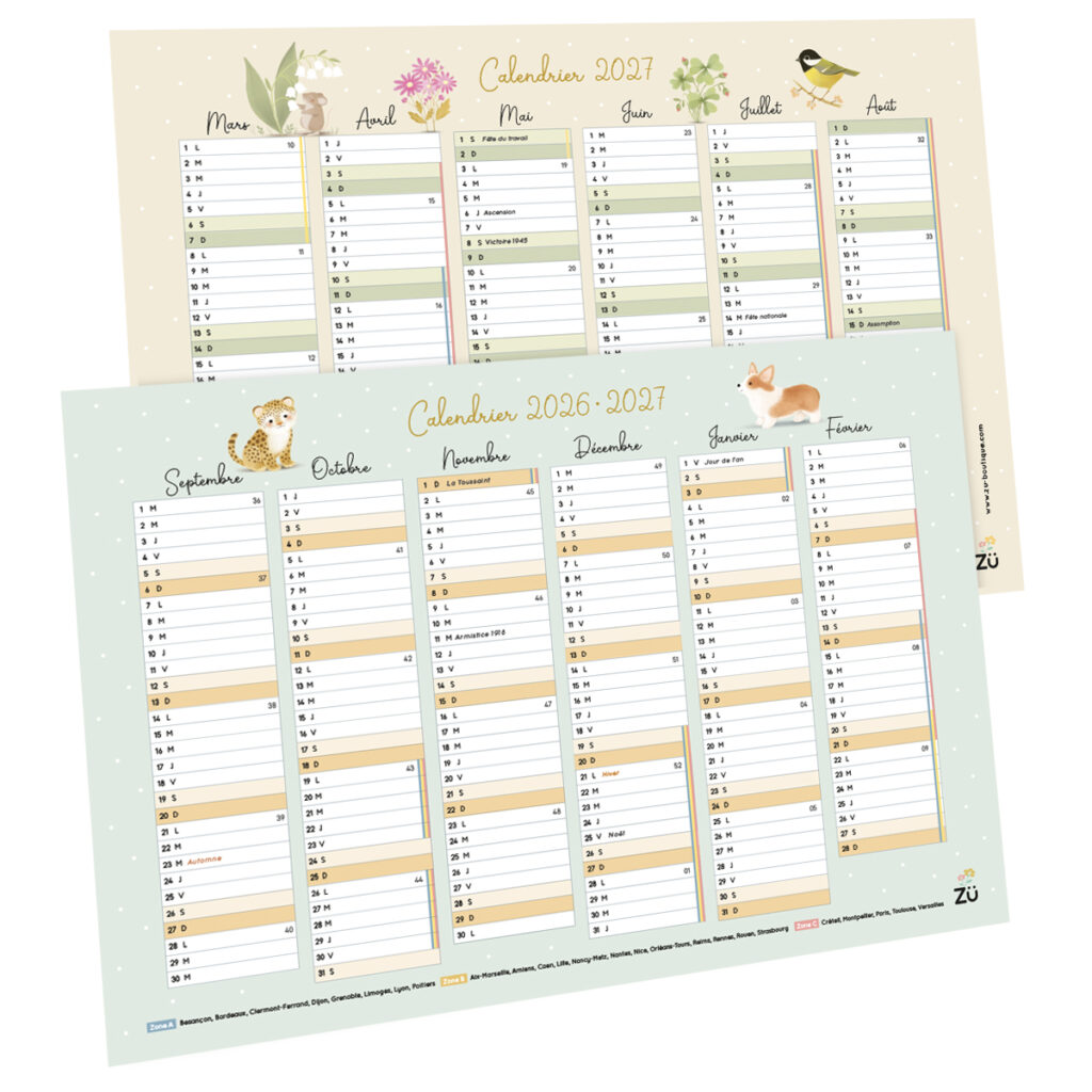 Calendrier scolaire 2026 2027